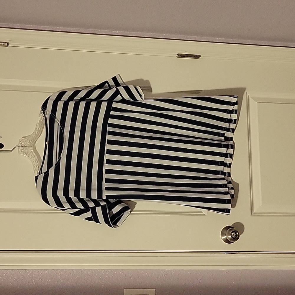 Nautical oversized blouse